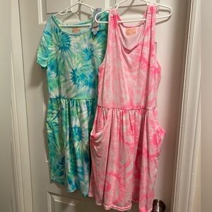 Cat & Jack Tie-Dye Dress Bundle XL